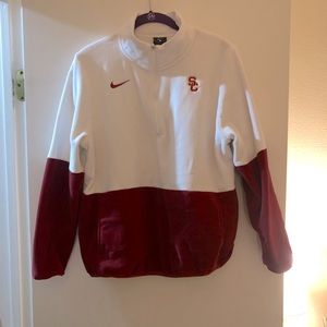 USC Half Zip Fleece Pullover
